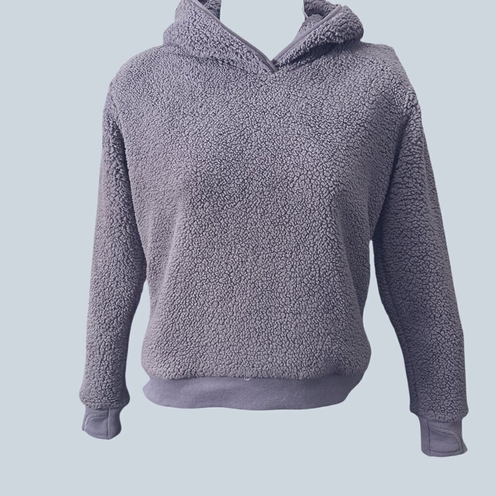 Athleta Girl Cloud Fleece Pullover Hoodie with Thumbholes